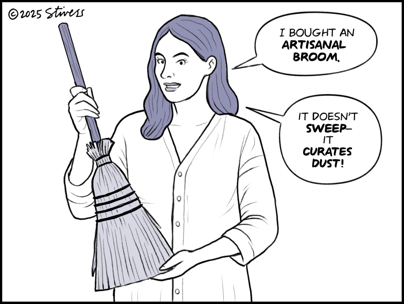 Artisinal broom